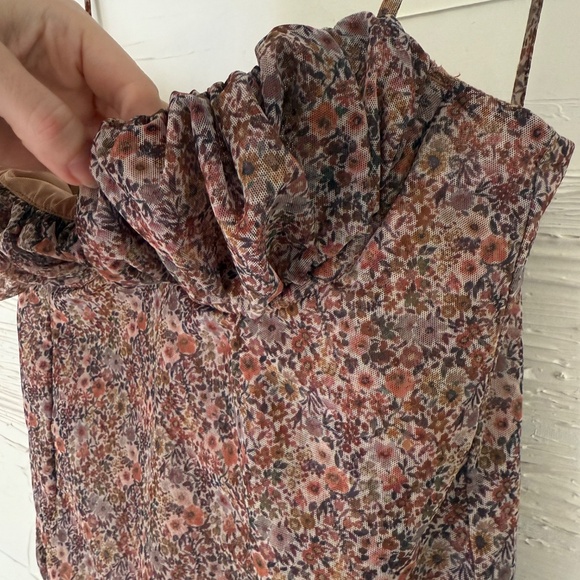 Floral Print Bodysuit - Multicolor - Picture 6 of 8